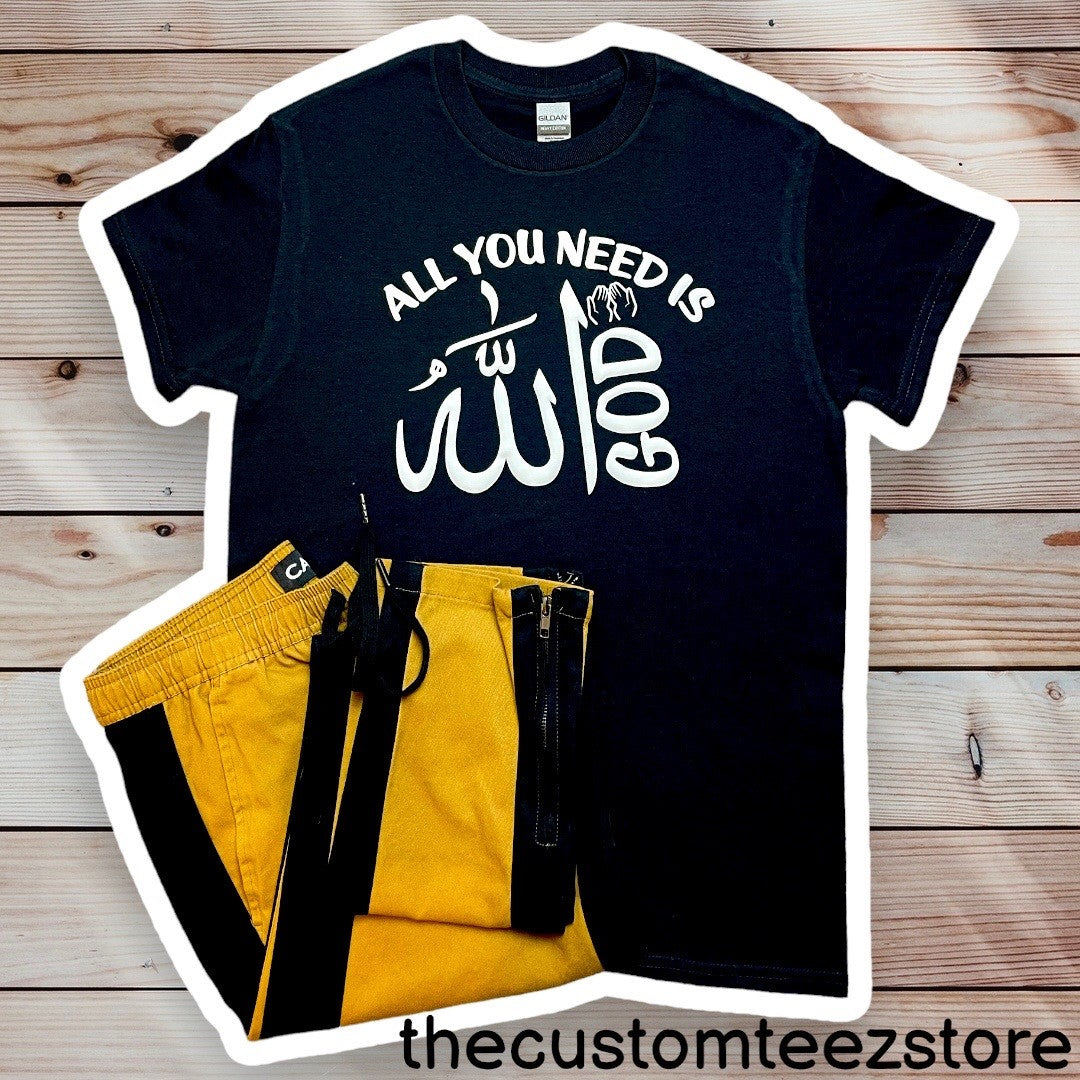 All You Need Is Allah (God) Puff Edition - Exclusive Design™ - Custom Teez online | Custom Design T-shirts | You Name It, We Make It - thecustomteezstore