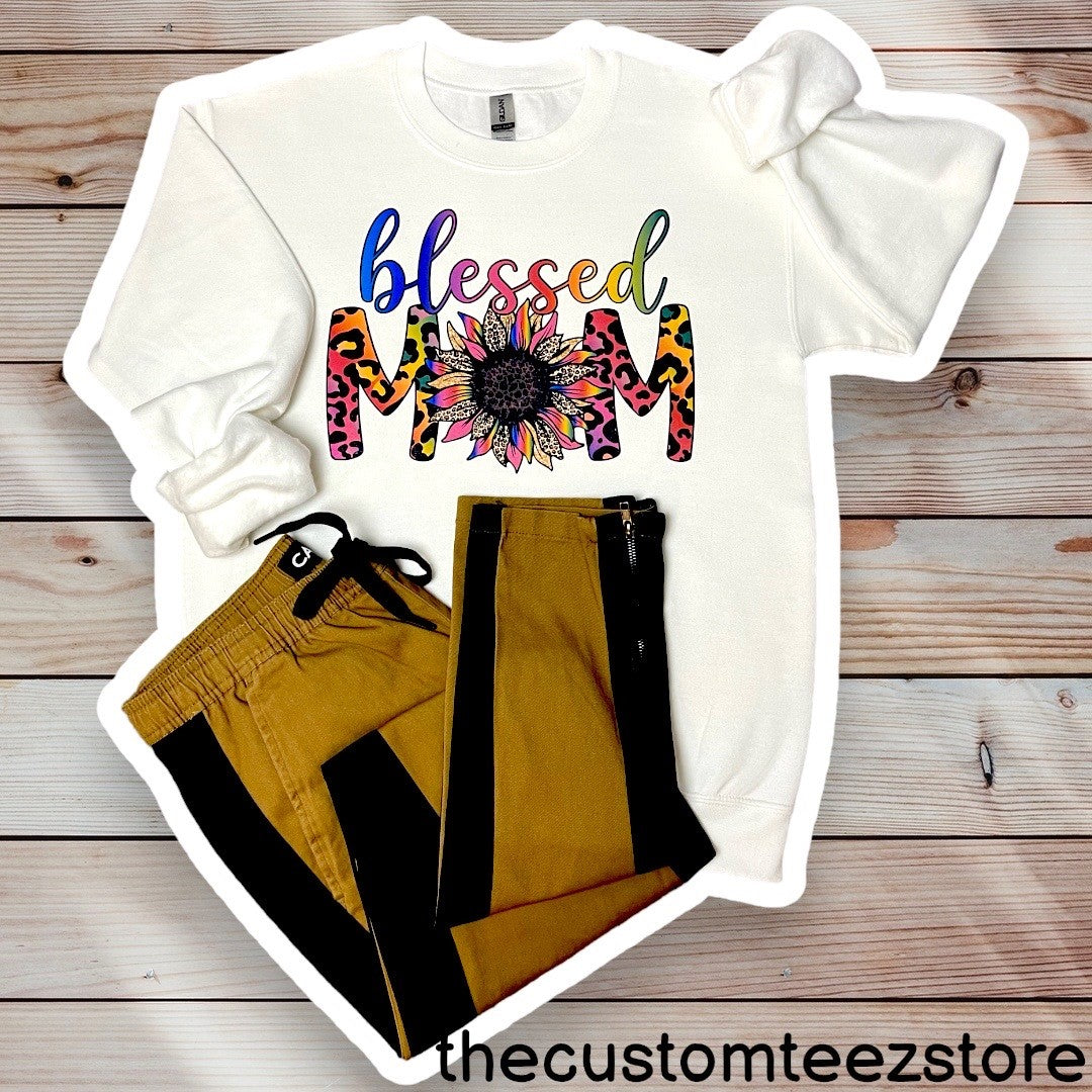 Blessed Mom Floral Edition -  Custom Teez online | Custom Design T-shirts | You Name It, We Make It - thecustomteezstore