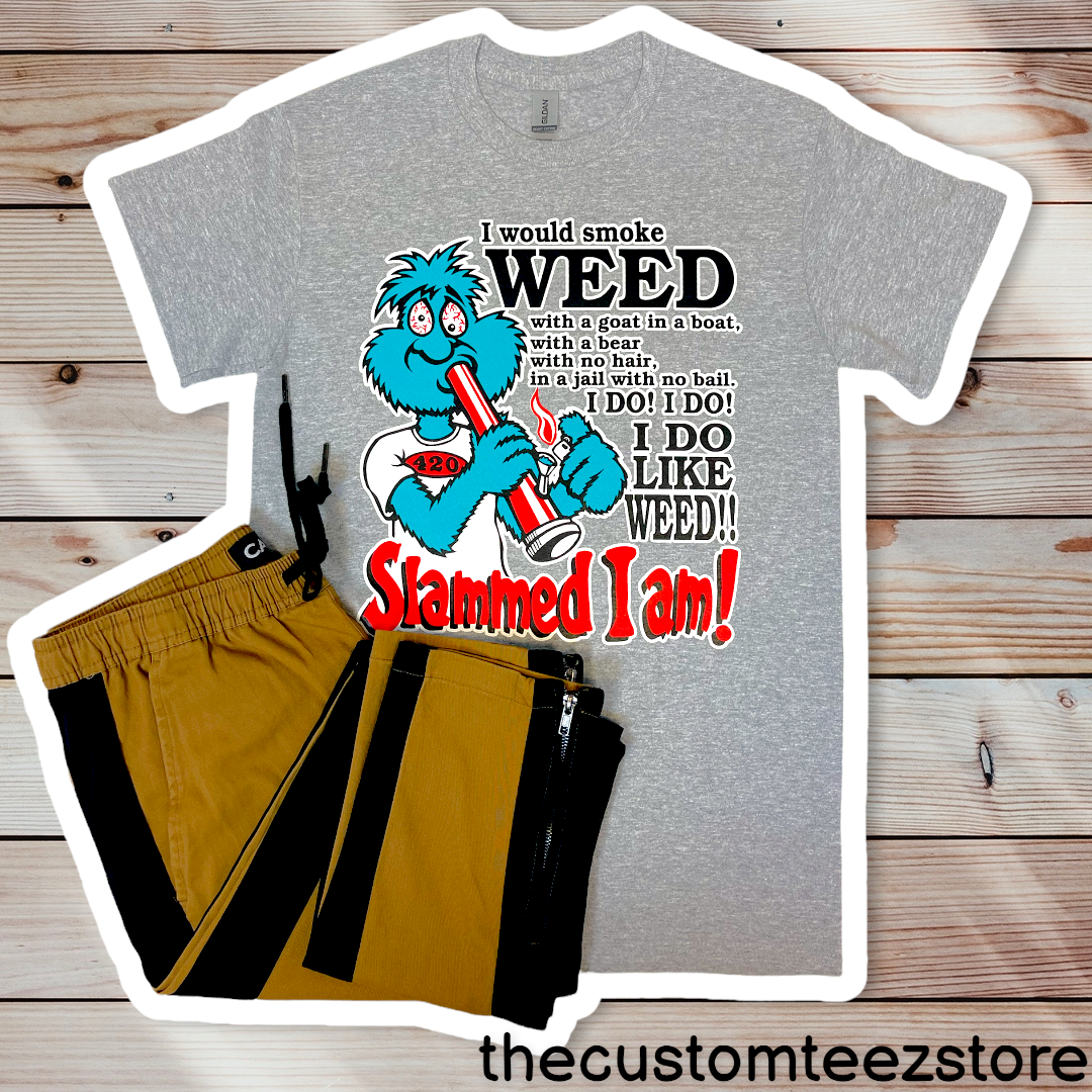 I Would Smoke Weed With a Goat | Shirts & Tops | thecustomteezstore