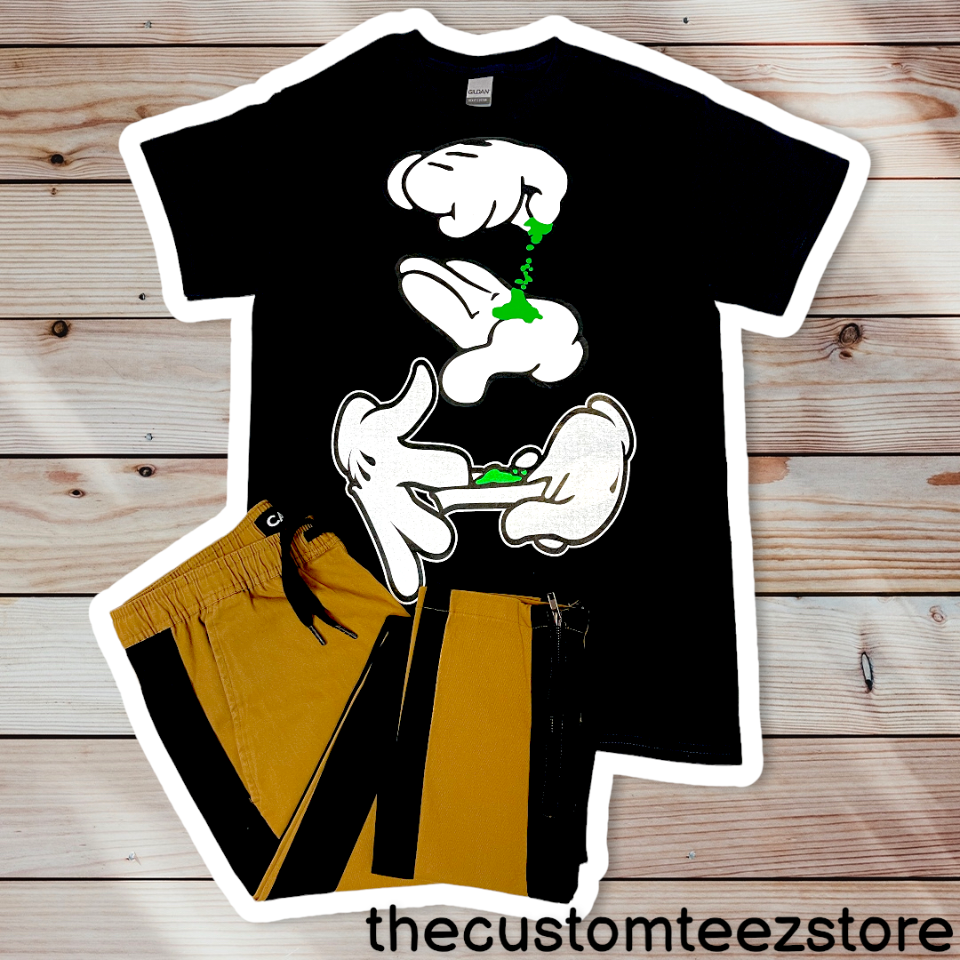 Mickey Rolling A Blunt -  Custom Teez online | Custom Design T-shirts | You Name It, We Make It - thecustomteezstore