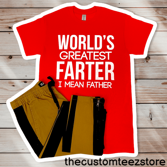 World's Greatest Farter I Mean Father | Shirts & Tops | thecustomteezstore